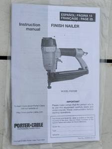 lot 336 image: (3) Porter Cable Air Tools Lot