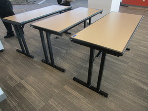 lot 127 image: ALULITE FOLD UP TRAINING TABLES