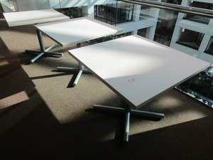 lot 162 image: 36 SQUARE CAFE TABLES