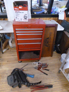 lot 59 image: 5 Drawer Rolling Toolbox with Tools