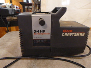 lot 64 image: Craftsman 34 HP Air Compressor