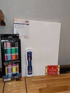 lot 53 image: ArtPainting Supplies