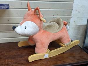 lot 11 image: Nattou Plush Fox Toddler Rocker