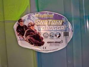 lot 30 image: Snowtwin Tobogann & Infant Bogann Sleds