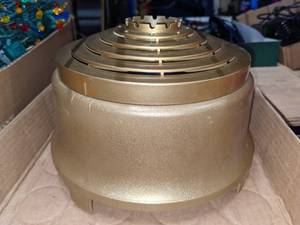 lot 28 image: Mid Century Rotating Lighted Christmas Tree Stand
