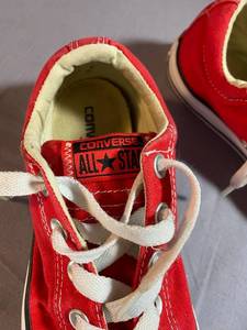 lot 96 image: Kids Converse All Star Shoes Size 2 12
