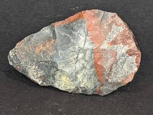 lot 9 image: Native American Flaked Stone Adze 