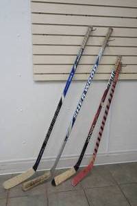 lot 40 image: hockey sticks