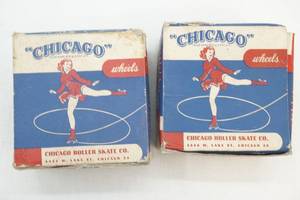 lot 168 image: Vintage Skate wheels