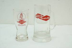 lot 169 image: Grain belt glass and mug