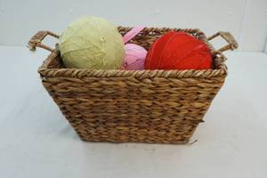lot 67 image: basket of fabric balls