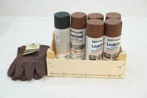 lot 71 image: spray cans and gloves