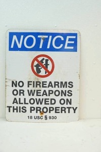 lot 184 image: Metal sign