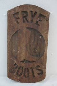 lot 193 image: Wooden sign