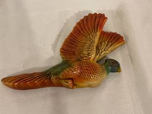 lot 124 image: 2 Vintage Plaster Pheasants