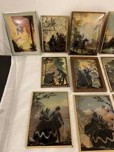 lot 132 image: Large Lot of Silhouette Framed Art