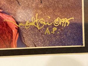 lot 134 image: 1995 Hand Embossed Limited Edition Print  From Mpls Art Fair