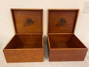lot 149 image: 2 Wooden Armor-All Boxes
