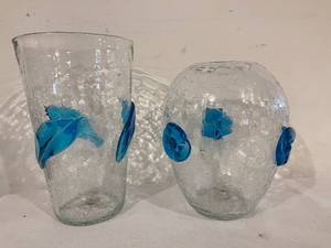 lot 187 image: Cobalt Blue Glass Lot