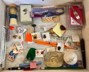 lot 300 image: Vichon Display Box Full of Vintage Fun