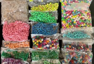 lot 238 image: Bags of Large Hole Beads