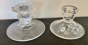 lot 253 image: Clear Glass Grouping