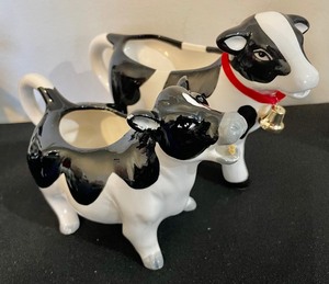 lot 255 image: Cows, Dalmatians and a Red School House