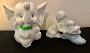 lot 285 image: Vintage Figurines and a Vase