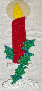 lot 343 image: Vintage Holiday Popcorn Decor