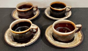 lot 346 image: Pfaltzgraff Cups with Saucers
