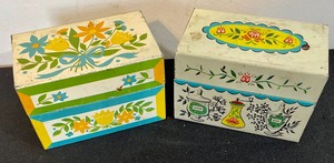 lot 332 image: 2 Full Recipe Boxes