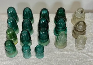 lot 329 image: Gorgeous Glass Insulators