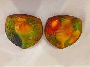 lot 376 image: Vintage Plaster Wall Hangings