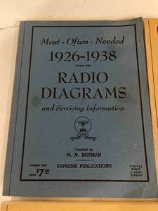 lot 394 image: 1930s, 40s, and 50s Radio Diagram Books