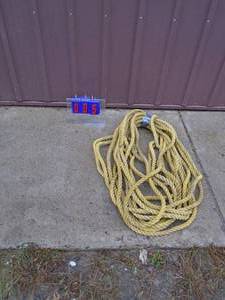 34 x 100 nylon rope. Good used condition. As shown.