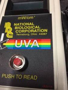 lot 37 image: NATIONAL BIOLOGICAL CORPORATION UVA-400C UltraViolet Meter - Great Working Condition - Calibration Date Good Through 11221