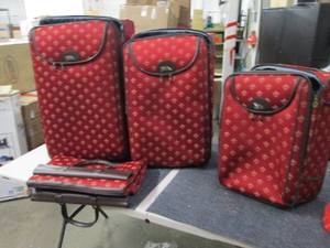 american flyer 4 pc luggage set ope...