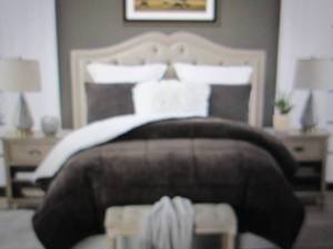 spledid reversible plush faux fur a...