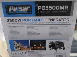 pulsar 3500 watt portable generator...