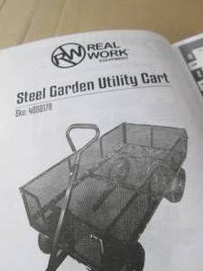 realwork steel garden utility cart ...