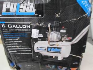 pulsar 6 gallon air compressor open...