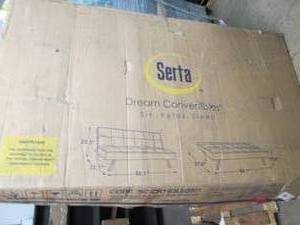 serta dream convertible black open ...