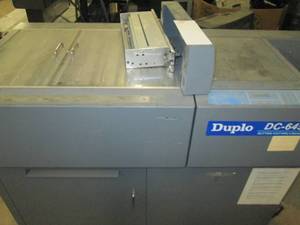 duplo dc-645 slitter , cutter and c...