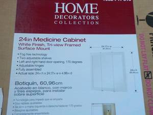 lot 3 image: 24 Medicine Cabinet...