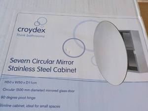 lot 8 image: Codex Severn Circular Mirror...