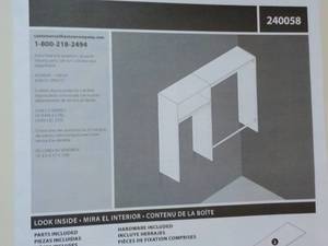 lot 14 image: Closet Kit with Rods and Shelves...