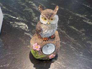 lot 61 image: Owl Solar Spot Light...