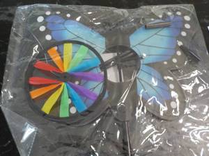 lot 65 image: Butterfly wind spinner...