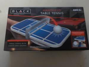lot 48 image: Black Series HandHeld Table Tennis...