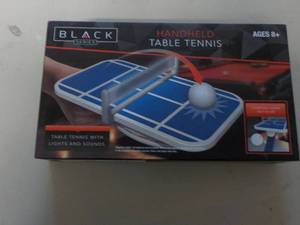lot 49 image: Black Series HandHeld Table Tennis...